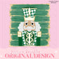 Emerald Checker Design Trendy Pink Preppy Nutcracker Crest Bow Jolly Merry Stripe Print Png Hand Drawn Custom Tree Gold Glitter Trendy
