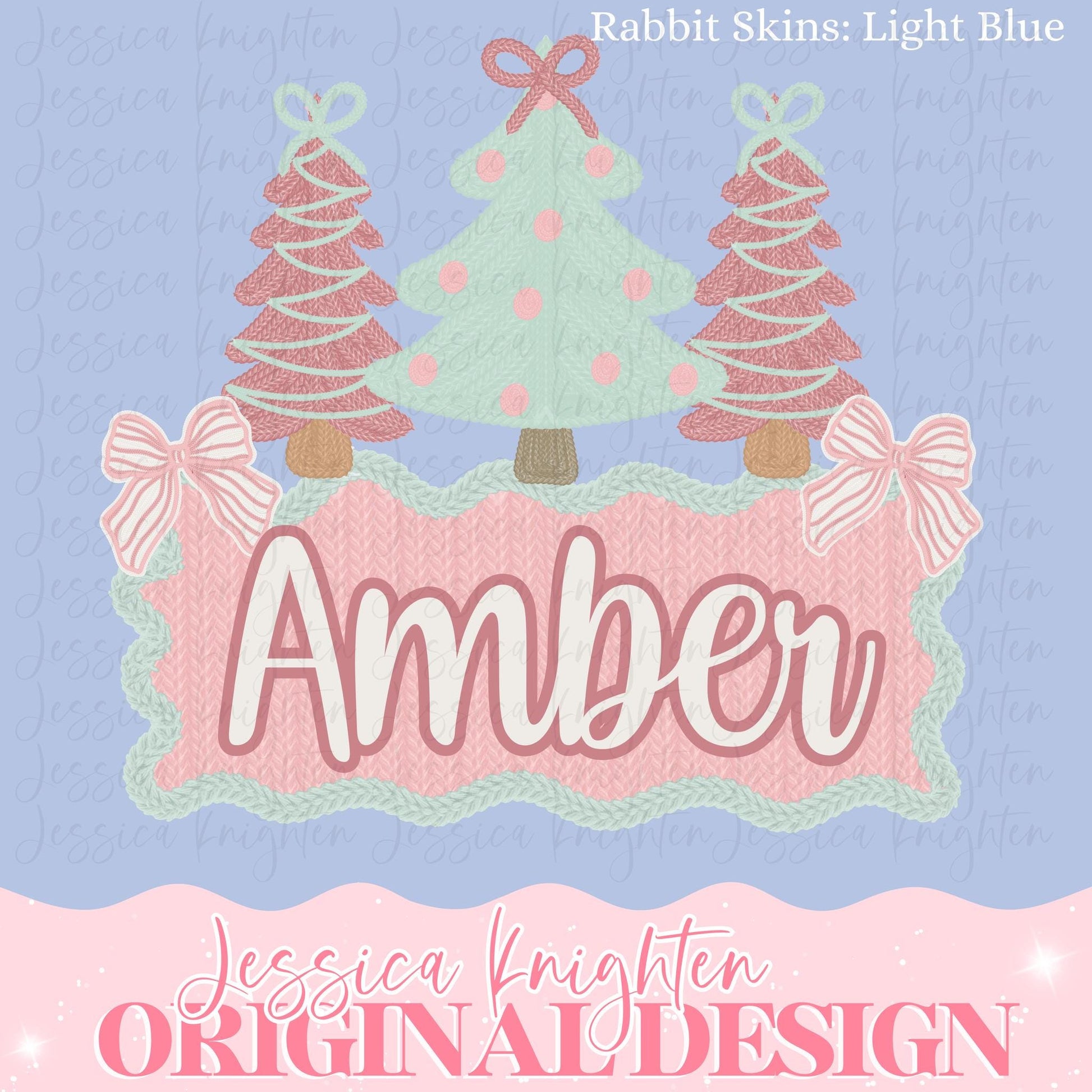 Cozy Crochet Stitched Faux Preppy Christmas PNG Trendy Holidays Ho Ho Ho Jolly Vibes Holly Merry Bright December File Sew Name Plate
