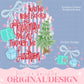 Preppy Lunchroom Christmas PNG Hand Drawn Trendy Jolly Merry Bright Holly Nutcracker Whimsy Tree stripe Lady educator trending lunchroom