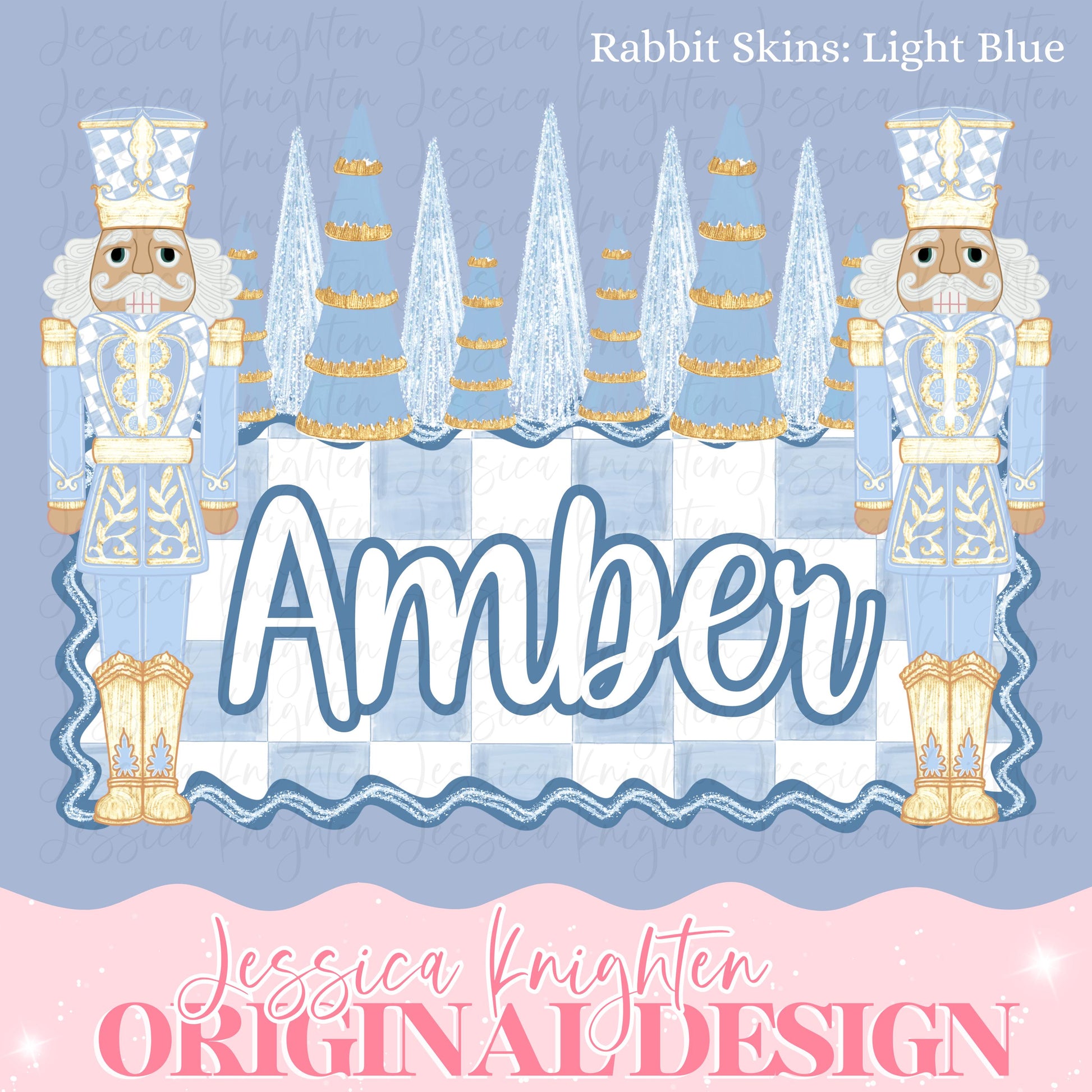 Name Plate Preppy Christmas PNG Hand Drawn Trendy Jolly Chinoiserie Grandmillenial Coastal Grandmother Merry Bright Holly Checker Nutcracker