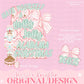 Holly Jolly Alabama Christmas Bow Pink Trendy PNG Preppy Tree Santa Candy Cane Merry Bright Coquette Preppy Nutcracker Crest Pink Zipcode