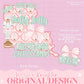 Holly Jolly Louisiana Christmas Bow Pink Trendy PNG Preppy Tree Santa Candy Cane Merry Bright Coquette Preppy Nutcracker Crest Pink Zipcode