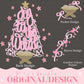 Joy to the World Bow Christmas Tree PNG Jesus Christ Trendy Merry Bright Holly Glitter Sparkle Star Front Back Design Trendy Pink Coquette