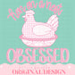 Hen on a Nest Obsessed Gingham Swiss Dot Vintage Thrifting Thrifty Collectable Thrift Store PNG Digital Design Trendy Files Kid Design