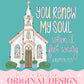 Everyday You Renew My Soul PNG Digital Design Girly Trendy Women Pink Preppy Prep Watercolor Stained Glass Pastel Church Inspirational Bible