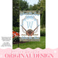 Turkey Hunting Hand Drawn Garden Flag Digital Download Design Original Unique DTF Sublimation Design Door Crest