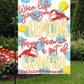 Crawfish Season Hand Drawn Garden Flag Digital Download Design Original Unique DTF Sublimation Design Lemons Pinch the Head Peel Repeat
