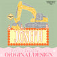 Excavator Name Plate PNG Digital Design Girly Trendy Files Kid Design Children Preppy Prep Print Summer Watercolor Boys