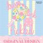 Everyday Summer Pickleball Dink Drive Pickled PNG Digital Design Girly Trendy Kid Design Women Pink Preppy Print Watercolor Trending Stripe