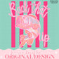 Everyday Summer Back That Bass Up PNG Digital Design Girly Trendy Kid Design Women Hot Pink Preppy Print Lake Bay Coastal Trending Stripes