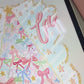 Bow Christmas Tree PNG Hand Drawn Trendy Jolly Merry Bright Holly Checker Glitter Sparkle Star Front Back Design Trendy Pink Coquette