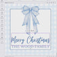 15 Printable Editable Christmas Gift Tags Coastal Grandmillenial Chinoiserie Preppy Sticker Print Your Own Canva Square Digital File Print